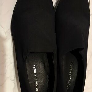 Donald J. Pliner Wedge slip on with gold detail - Size 8